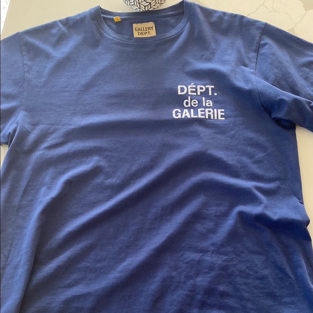 Gallery Dept Blue Short Sleeve Tee
